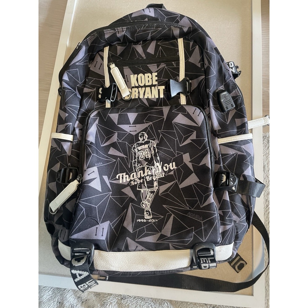 Rare Limited Edition Black Mamba Kobe‎ Bryant 1975 Aolida Backpack USB Plug